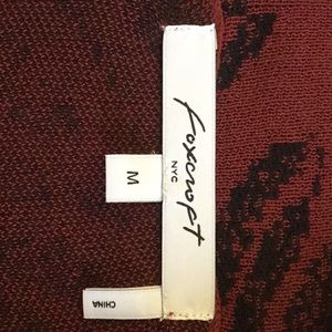 Foxcroft lightweight jacket black/burgundy